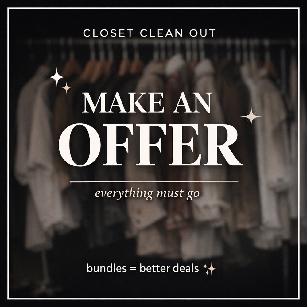 Closet Clean Out! Make Me An Offer!